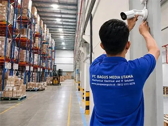Portfolio pemasangan CCTV gudang
