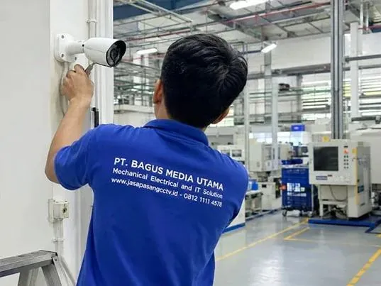 Portfolio pemasangan CCTV gudang