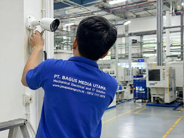 Portfolio pemasangan CCTV gudang